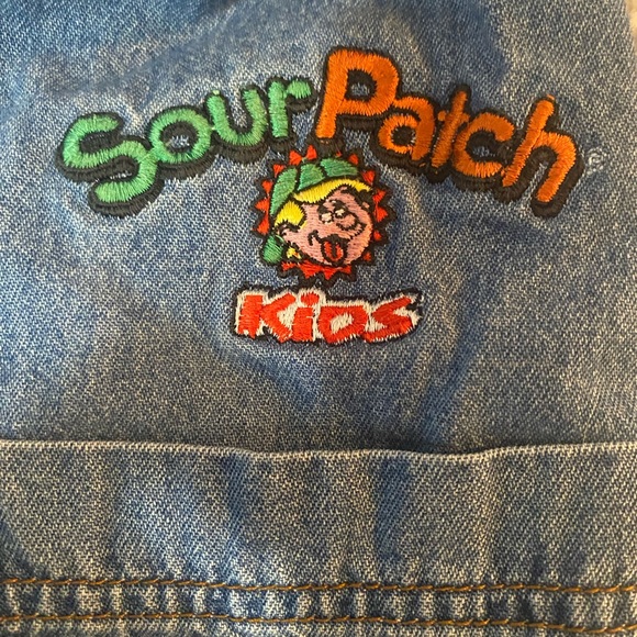 Friday Club denim Sour Patch kids shirt. Xl. EUC - Picture 2 of 4